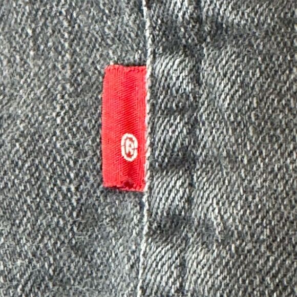 Levi’s 514 Straight Fit Jeans W34 L30 Black Denim Mid Rise Zip Fly Mens Classic - Picture 4 of 9